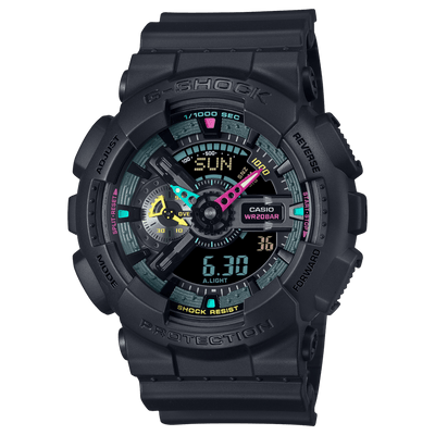 Casio G-Shock GA-110MF-1A Fluorescent Colour Analog-Digital Men Watch