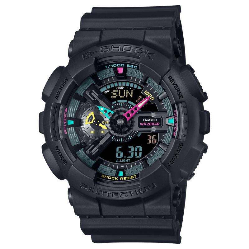 Casio G-Shock GA-110MF-1A Fluorescent Colour Analog-Digital Men Watch