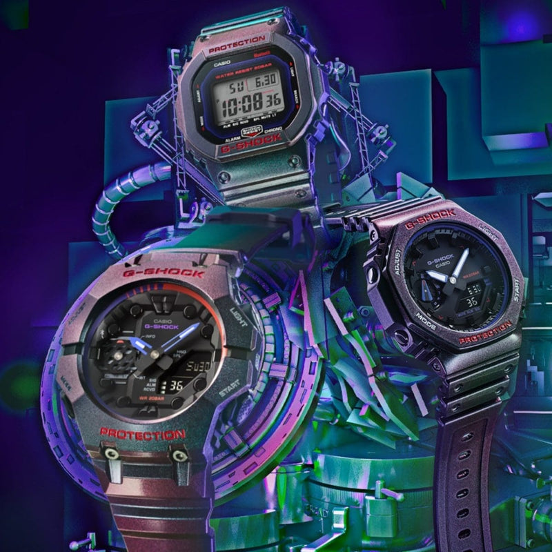 Casio G-Shock GA-B001AH-6A, DW-B5600AH-6, GA-2100AH-6A