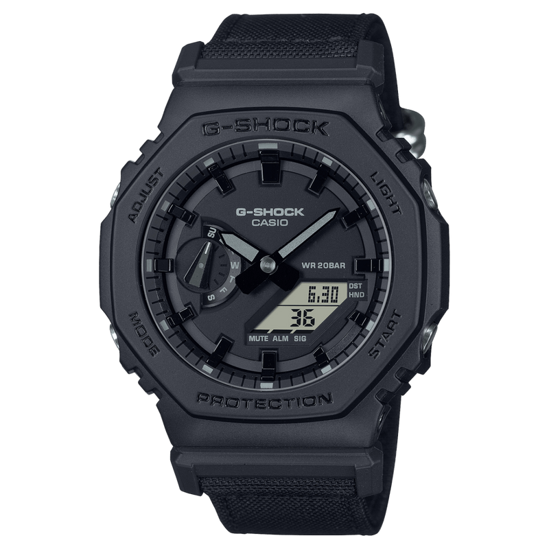 Casio G-Shock GA-2100BCE-1A All Black Resin Analog-Digital Men Watch 