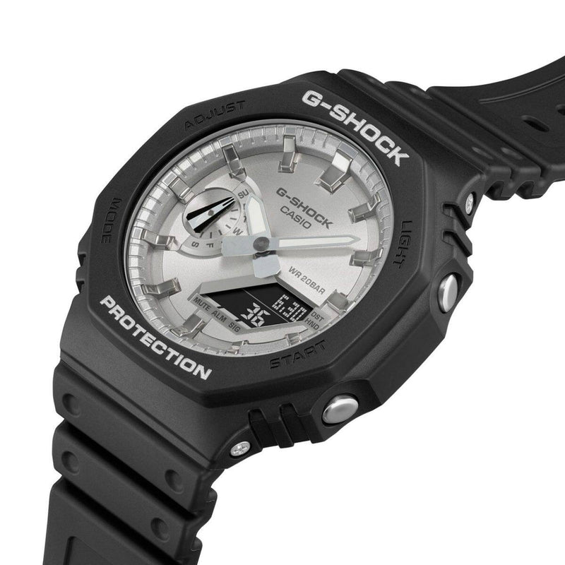 Casio G-Shock GA-2100SB-1A Analog-Digital Black Resin Strap Men Watch 