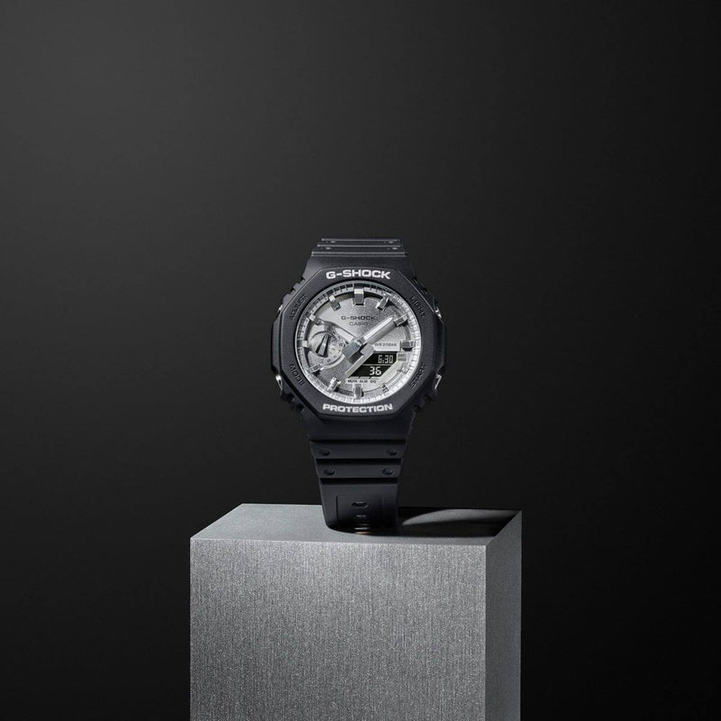 Casio G-Shock GA-2100SB-1A Analog-Digital Black Resin Strap Men Watch 