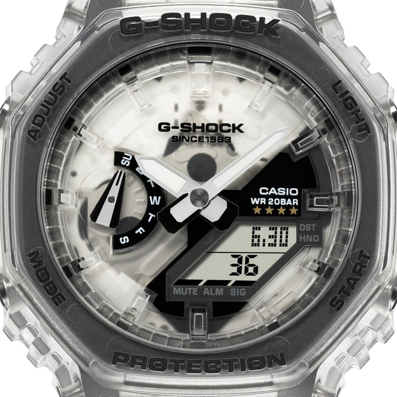 Casio G-Shock GA-2140RX-7A Analog-Digital Transparent Resin Men Watch 