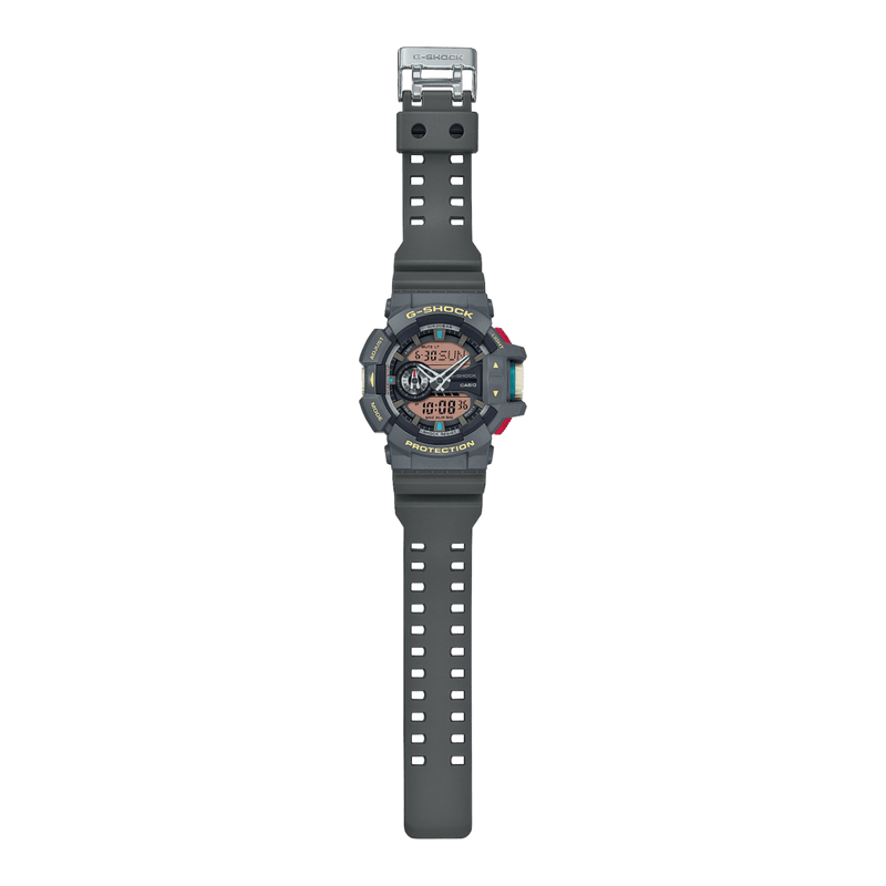 Casio G-Shock GA-400PC-8A Analog-Digital Grey Resin Strap Men Watch