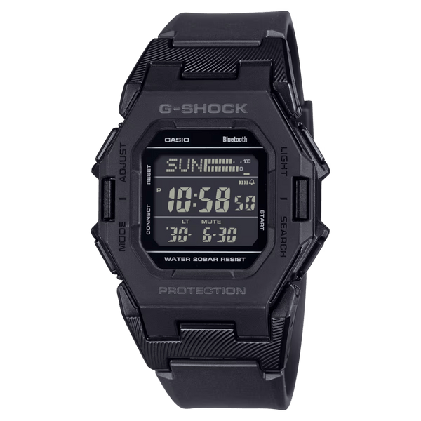 Casio G-Shock GD-B500-1 All Black Square Digital Bluetooth Men Watch