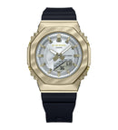 Casio G-Shock GM-S2100BC-1A Black Resin Silver Dial Women Watch