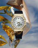 Casio G-Shock GM-S2100BC-1A Black Resin Silver Dial Women Watch