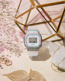 Casio G-Shock GM-S5640GEM-7DR White Resin Multi Dial Women Watch