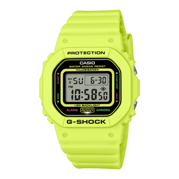 Casio G-Shock GMD-S5600EP-9D Neon Green Resin Strap Women Watch