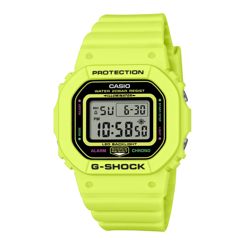 Casio G-Shock GMD-S5600EP-9D Neon Green Resin Strap Women Watch