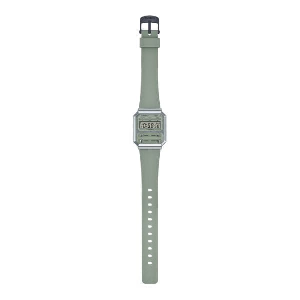 Casio Vintage A100WEF-3A Green Resin Band Unisex Watch