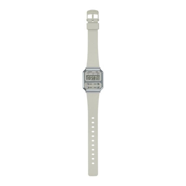 Casio Vintage A100WEF-8A Grey Resin Band Unisex Watch