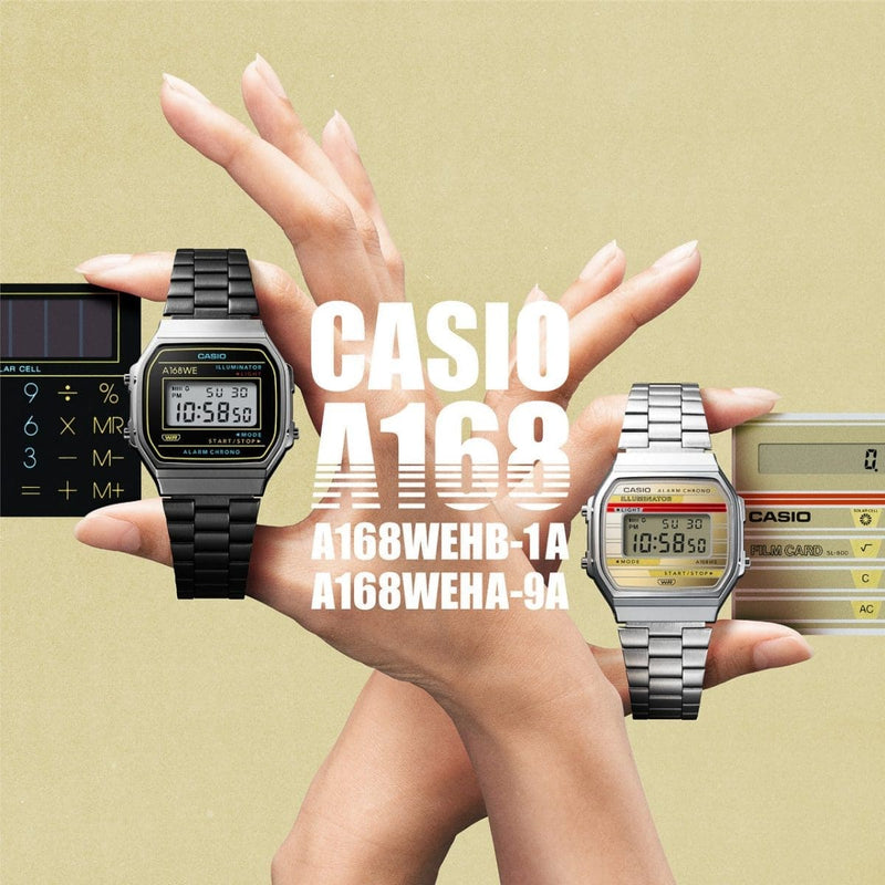 Casio Vintage A168WEHB-1A, A168WEHA-9A