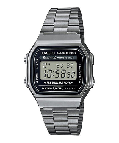 Casio Vintage A168WGG-1A Water Resistant Stainless Steel Men Watch 