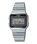 Casio Vintage A700W-1A Silver Stainless Steel Unisex Watch