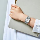 Casio Vintage AQ-230A-7D White Stainless Steel Unisex Watch Malaysia