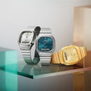 Casio Vintage AQ-240EG-9AD Gold Dial Stainless Steel Unisex Watch