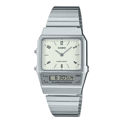 Casio Vintage AQ-800E-7A2 Stainless Steel Silver Unisex Watch Malaysia