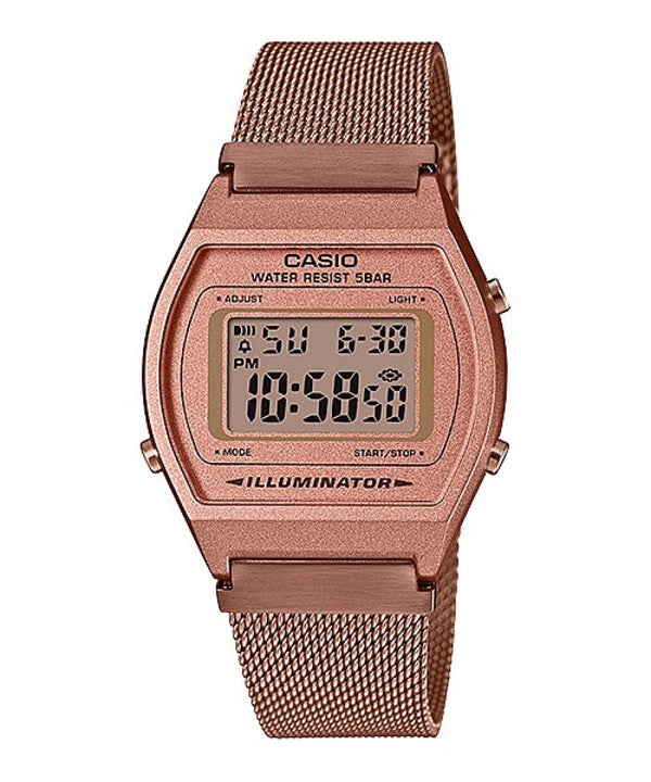 Casio Vintage B640WMR-5A Rose Gold Stainless Steel Unisex Watch