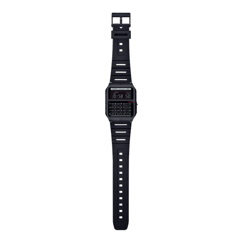 Casio Vintage CA-53WB-1B Calculator Black Dial Resin Band Unisex Watch