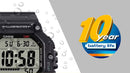Casio Youth AE-1600HX-1BV Black Resin Digital Men Watch