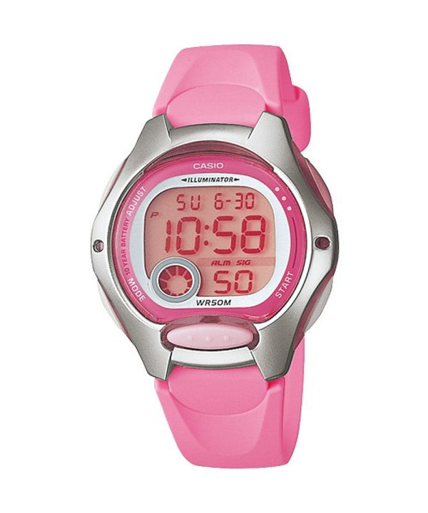 Casio Youth LW-200-4BV Unisex Digital Pink Strap Kids Watch Malaysia 