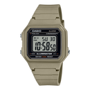 Casio Youth W-217H-5AV Square Beige Digital Unisex Watch Malaysia 