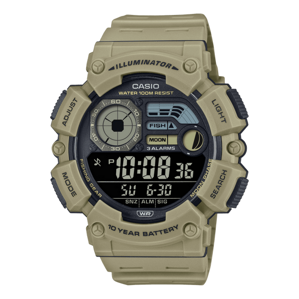 Casio Youth WS-1500H-5BV Fishing Gear Digital Men Watch Malaysia