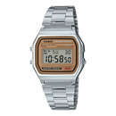 Casio Vintage A158WEA-9  Silver Stainless Steel Unisex Watch 