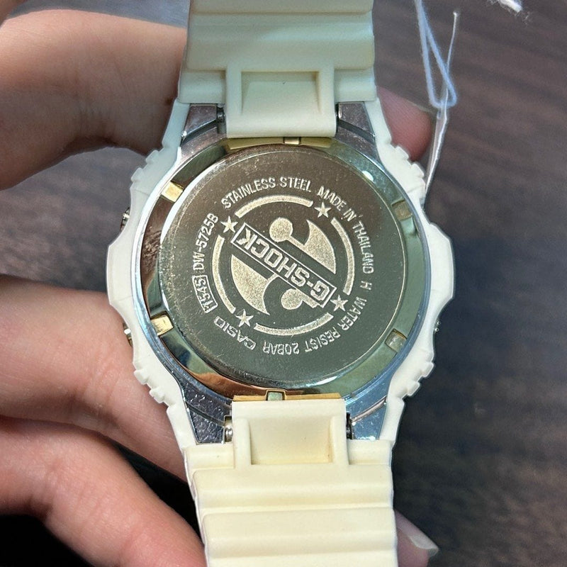 [Pre-Owned] Casio G-Shock 25th Anniversary DW-5725B-7D Rising White Watch