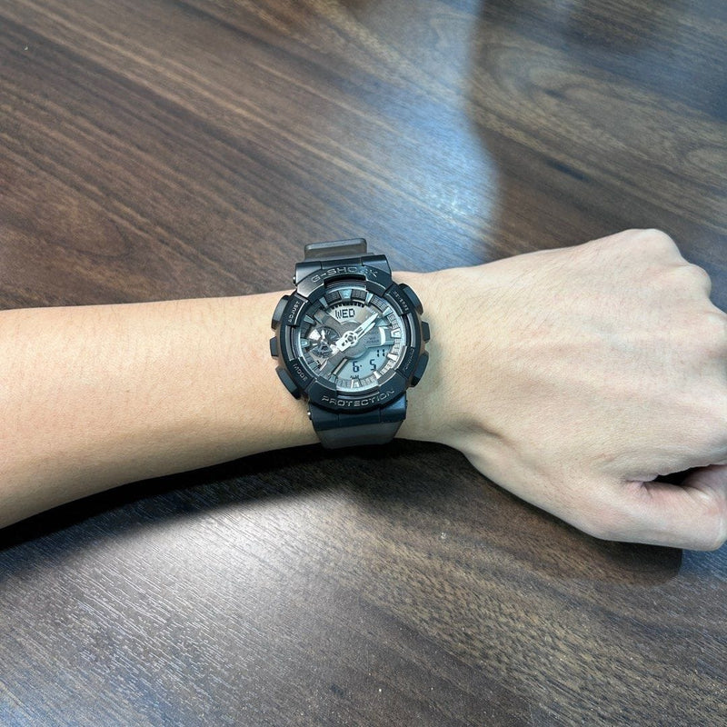 [Pre-Owned] Casio G-Shock GM-110MF-1A Black Metal Covered Men Watch