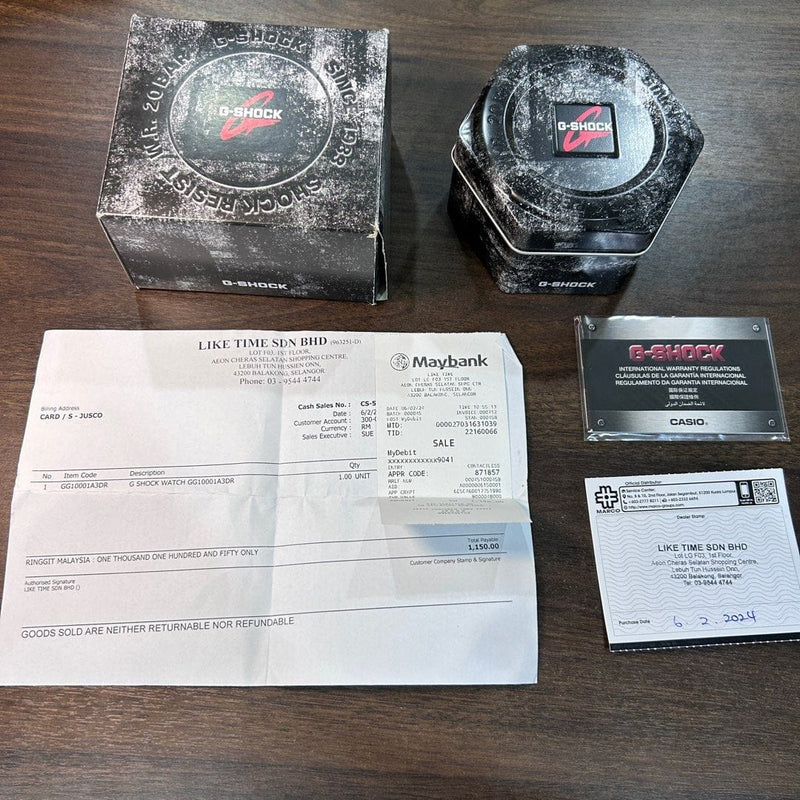 [Pre-Owned] Casio G-Shock Mudmaster GG-1000-1A3 Green Men Watch