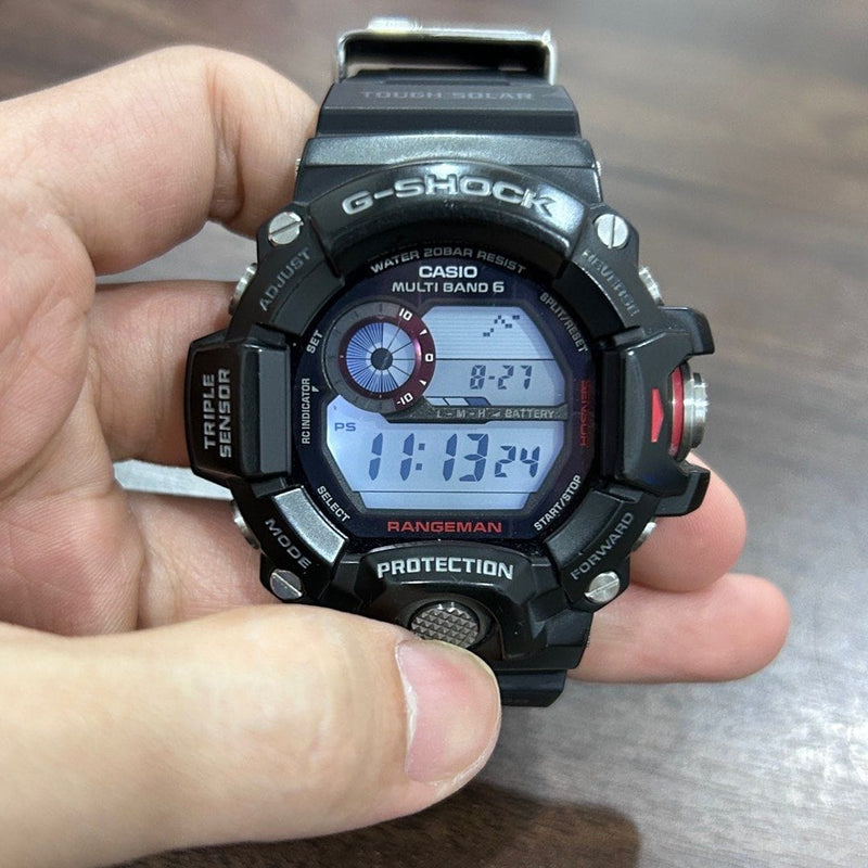 [Pre-Owned] Casio G-Shock Rangeman GW-9400-1 Black Men Watch