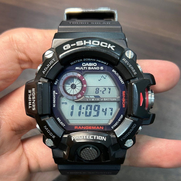 [Pre-Owned] Casio G-Shock Rangeman GW-9400-1 Black Men Watch