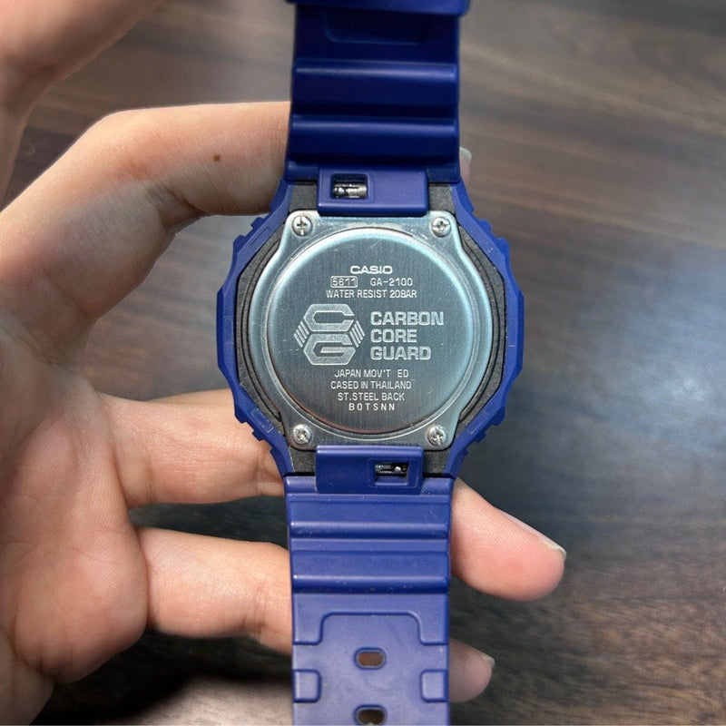 [Pre-Owned] Casio G-Shock TMJ GA-2100-2A Blue Men Watch