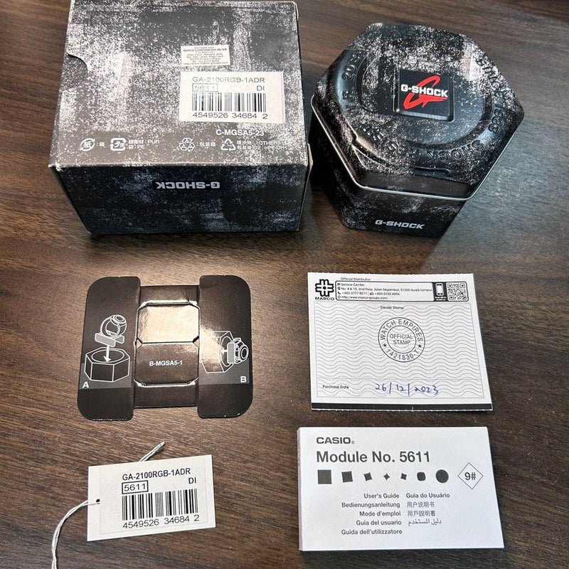 [Pre-Owned] Casio G-Shock TMJ GA-2100RGB-1A Men Watch