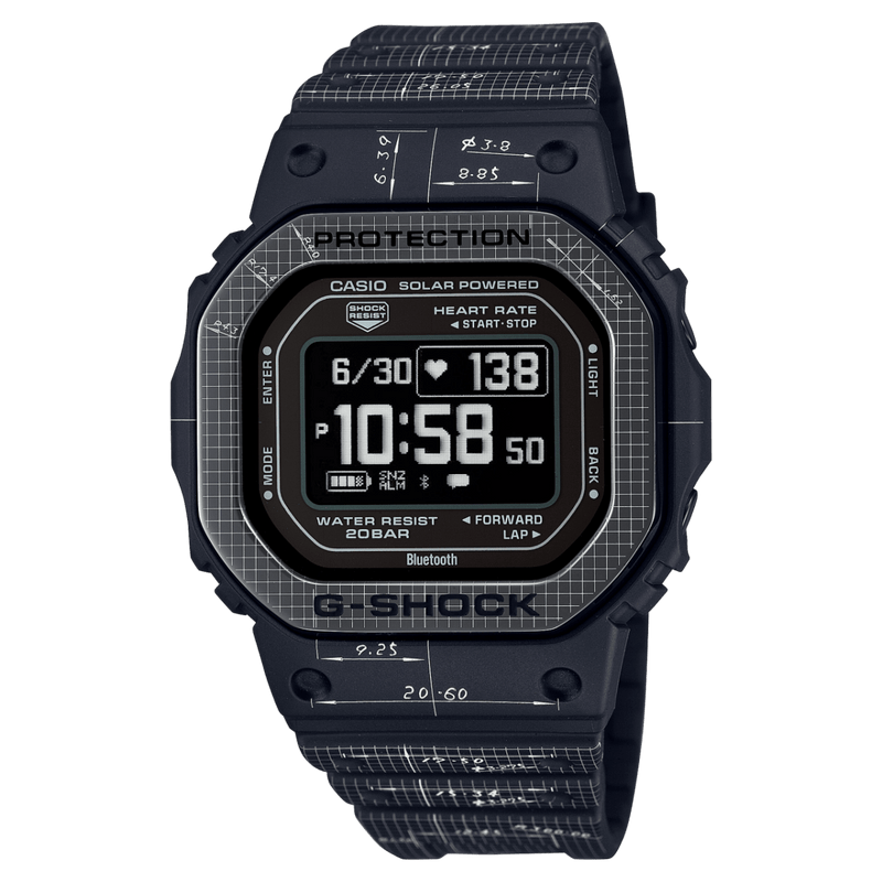 Casio G-Shock DW-H5600EX-1DR Resin Strap Men Watch Malaysia 