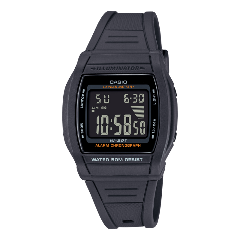 Casio Youth W-201-1B Water Resistant Unisex Watch Malaysia