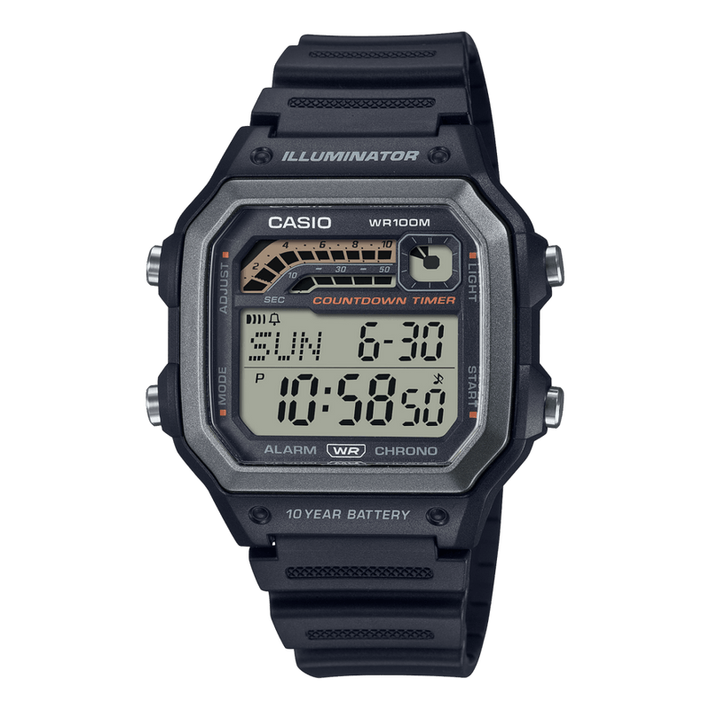 Casio Youth WS-1600H-1A Digital Unisex Watch Malaysia