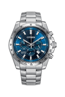 Citizen Quartz AN8230-59M Chronograph Blue Dial Steel Men Watch