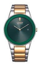 Citizen Eco-Drive AU1064-85X Green Dial Stainless Steel Men Watch