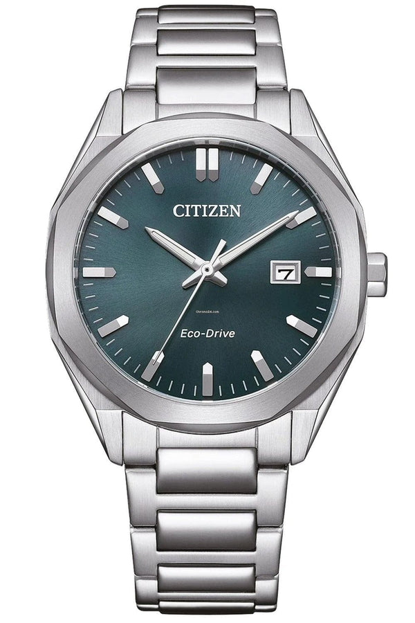 Citizen Eco-Drive BM7620-83X Stainless Steel Green Dial Men Watch