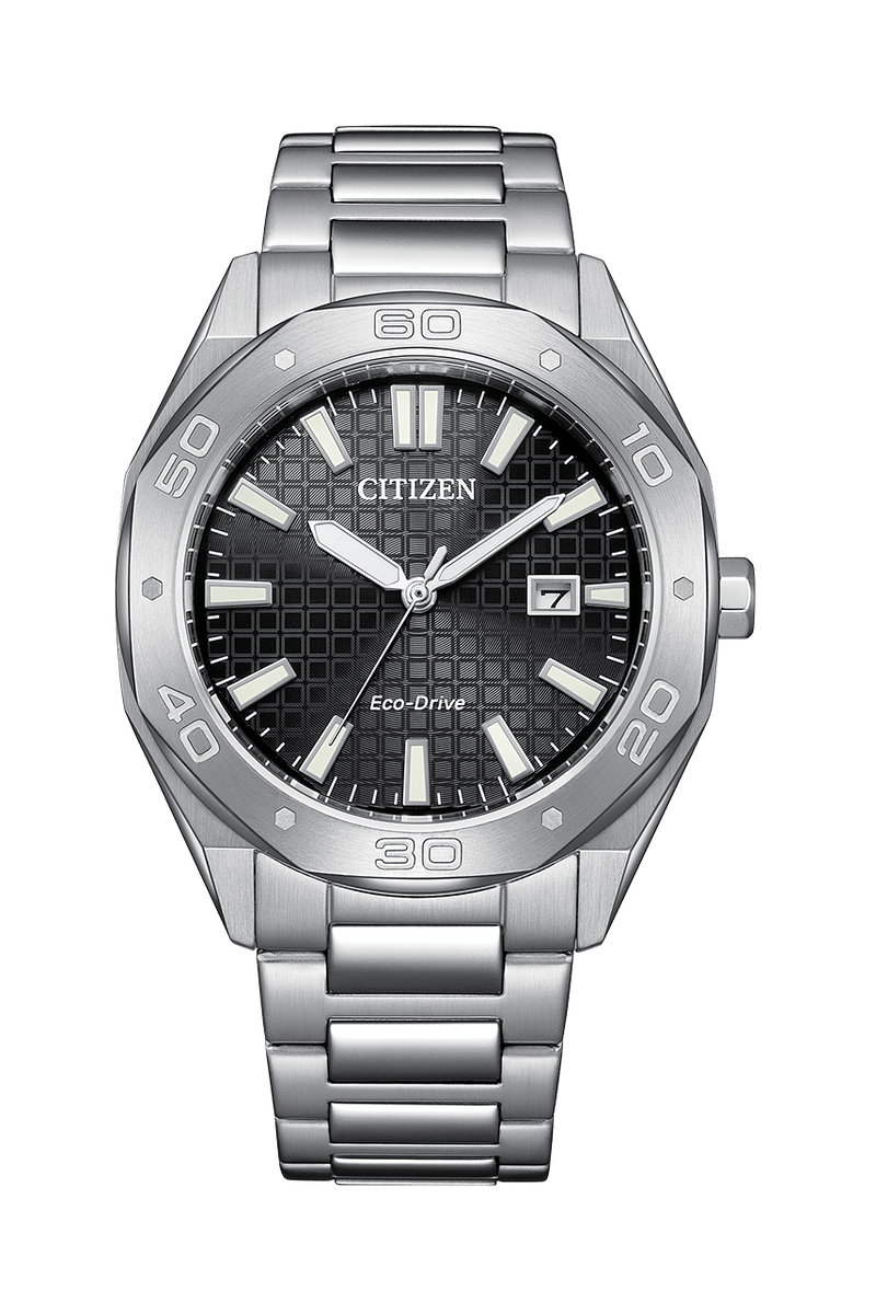 Citizen Eco-Drive BM7630-80E Black Dial Stainless Steel Men Watch