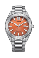 Citizen Eco-Drive BM7630-80Z Orange Dial Stainless Steel Men Watch