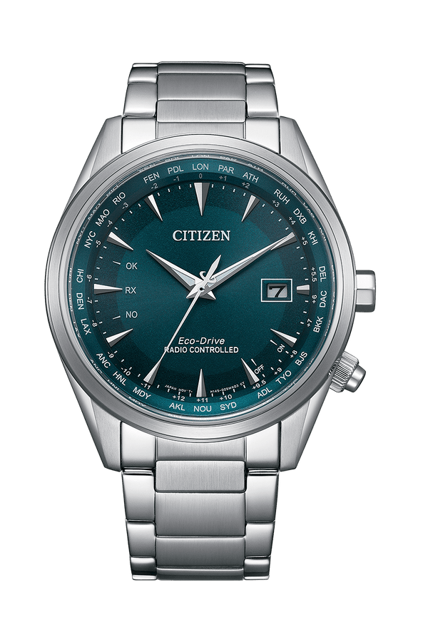 Citizen Eco-Drive CB0270-87L Green Dial Stainless Steel Men Watch