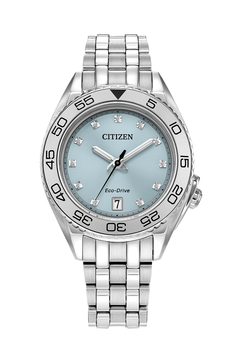 Citizen Eco-Drive FE6161-54L Blue Dial Stainless Steel Women Watch
