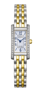 Citizen L EG7114-53D Eco-Drive Square Dial Stainless Steel Women Watch