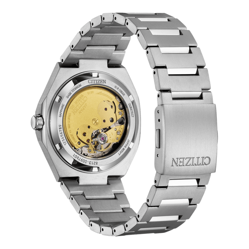 Citizen Zenshin NJ0180-80A White Dial Super Titanium Automatic Men Watch