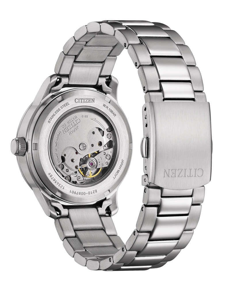 Citizen Mechanical NJ0191-83E Black Dial Steel Automatic Men Watch