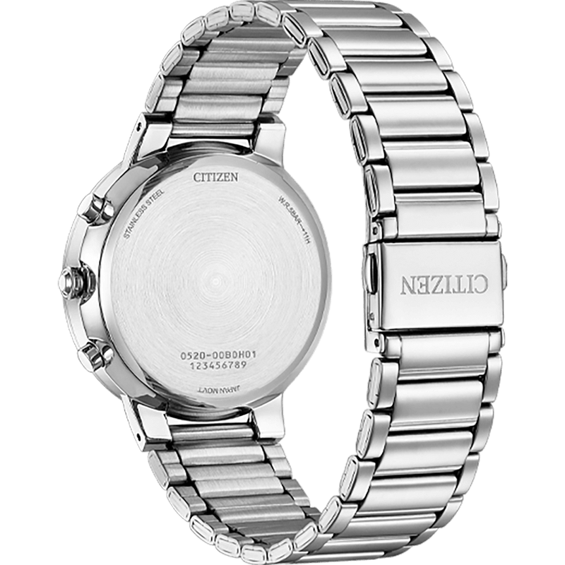 Citizen Quartz AN8220-52X Chronograph Green Dial Steel Men Watch